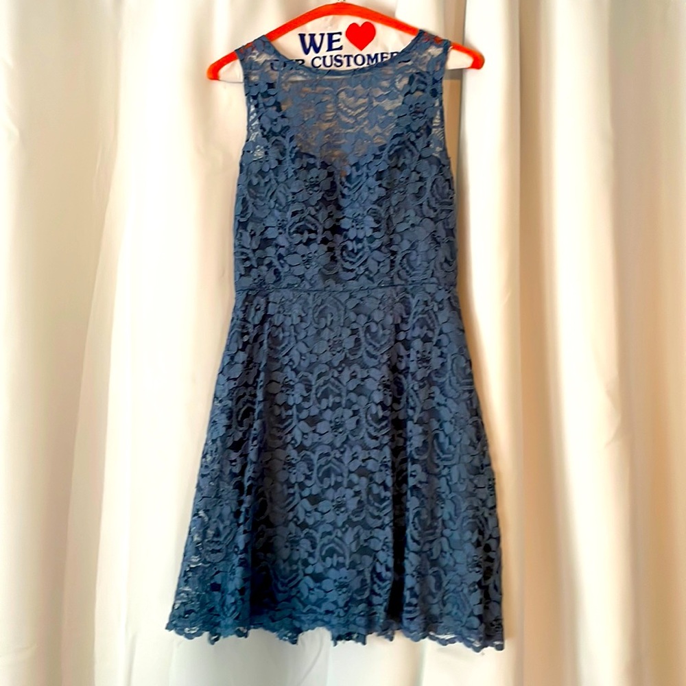 Light blue bridesmaids dress